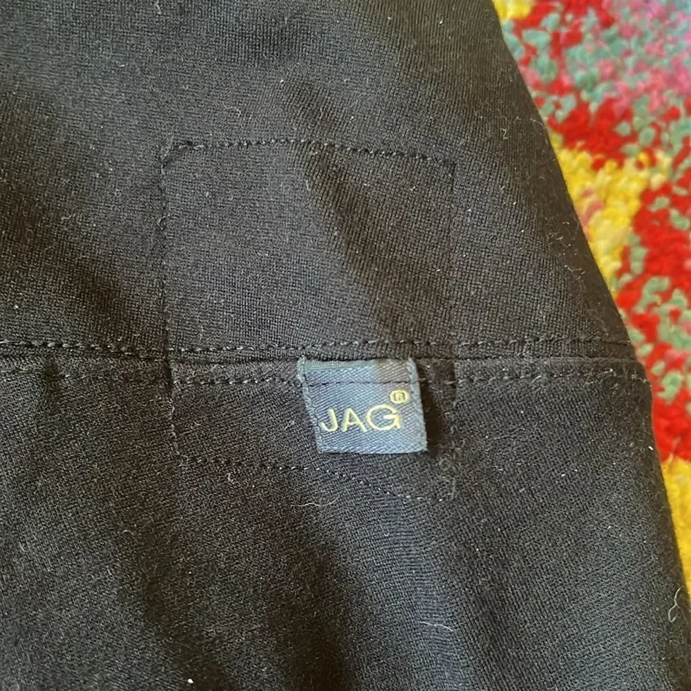 JAG FAUX LEATHER SKINNY PULL ON PANTS SIZE 10